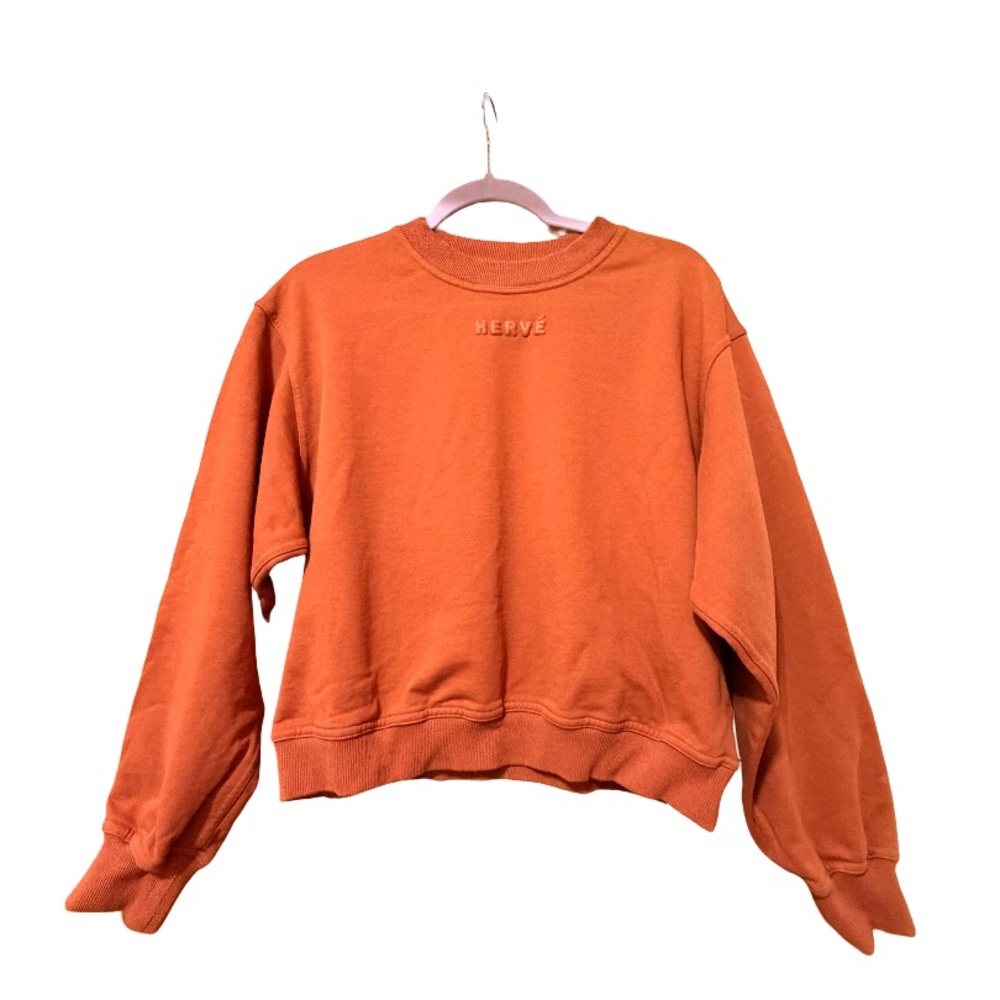 Herve Leger Rust Brown Sweatshirt